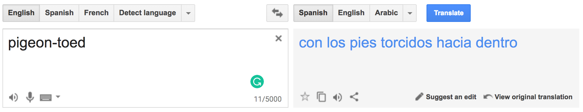 pigeon-toed traducción